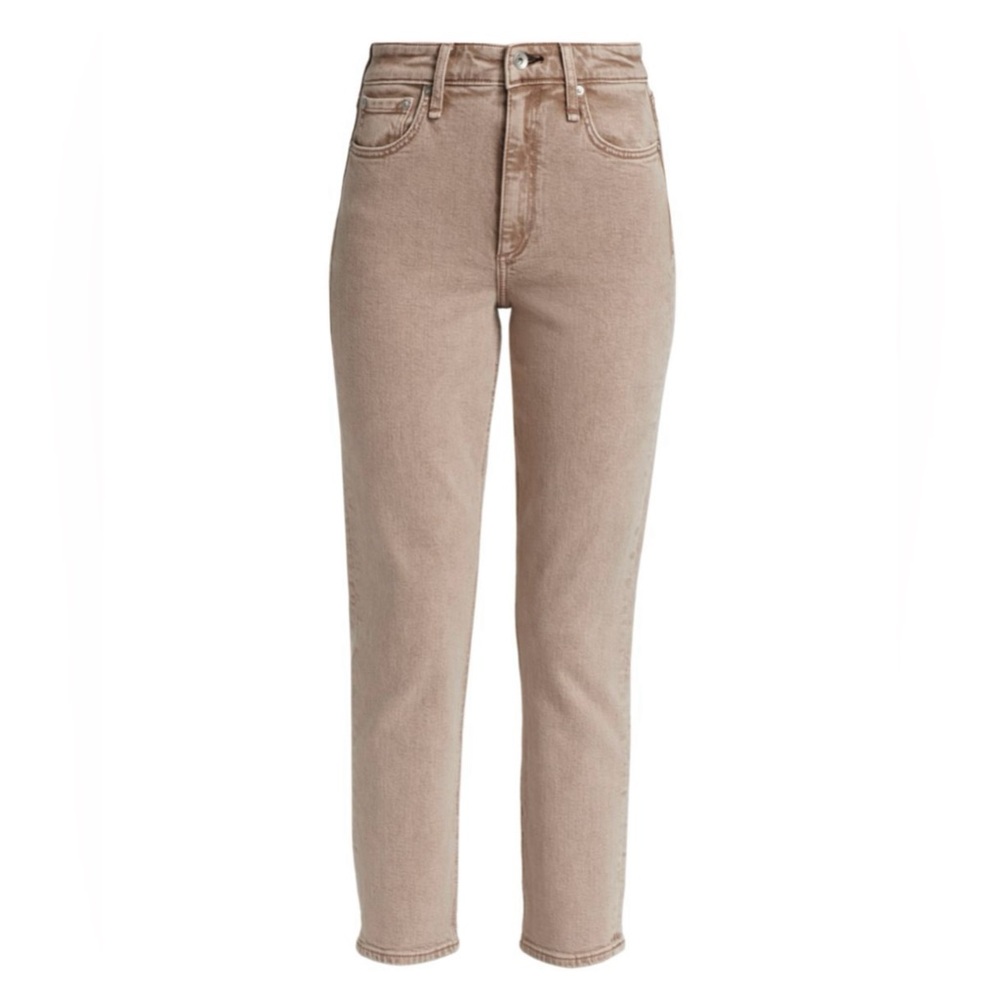 NWOT - Rag & Bone - Nina High Rise Cigarette Jeans in Rose Glitz - Size 25 Waist - Picture 6 of 11